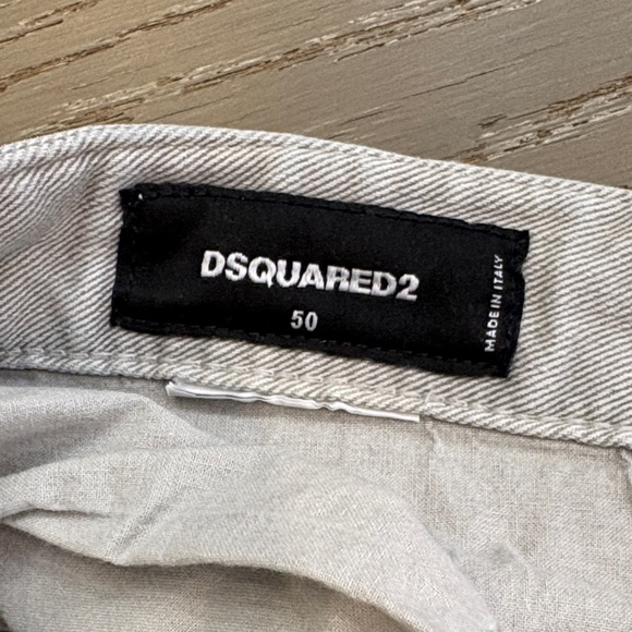 DSQUARED2 Light Gray Ripped Jeans - Picture 2 of 6